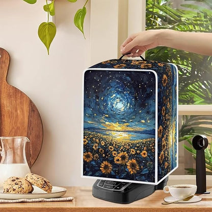 Mumeson Sunflower Starry Coffee Maker Cover Dust Protection Home Kitchen - Image 4