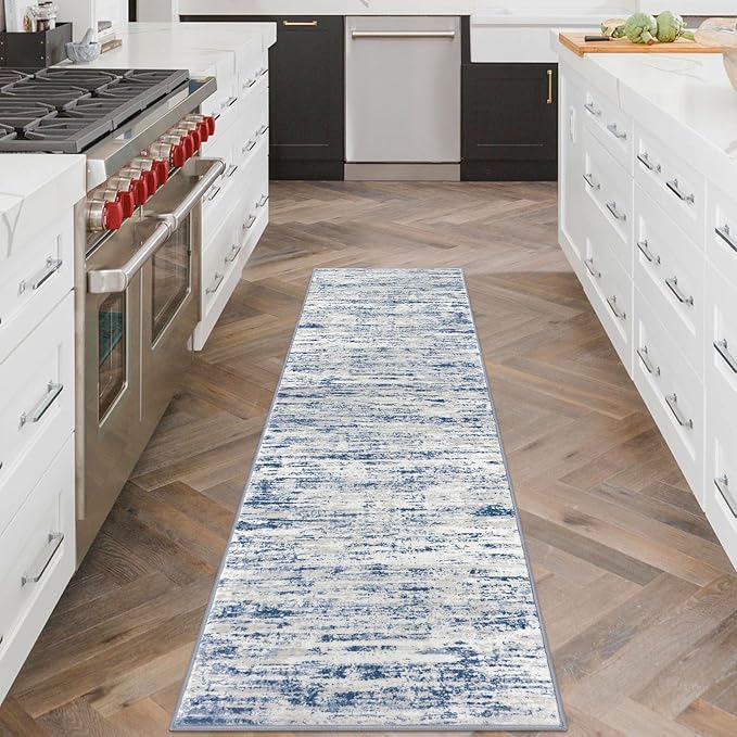 Modern Abstract Runner Rug 2x6 - Image 2