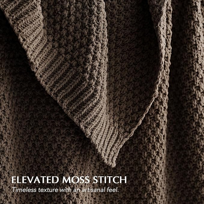 EVERGRACEHOME Chunky Chenille Knit Throw Blanket - Image 2