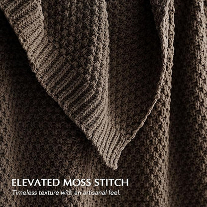 EVERGRACEHOME Chunky Chenille Knit Throw Blanket - Image 2