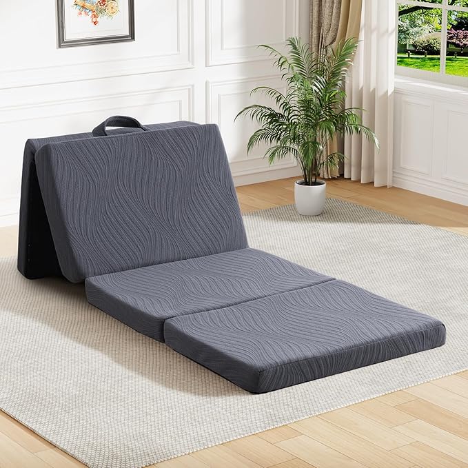Foldable Memory Foam Mattress by GEMBED