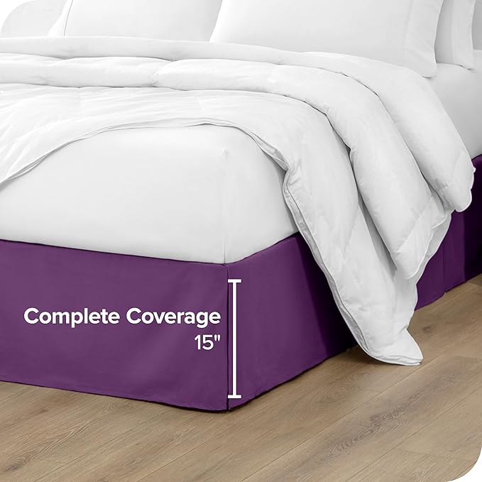 Bare Home Queen Bed Skirt - Image 4