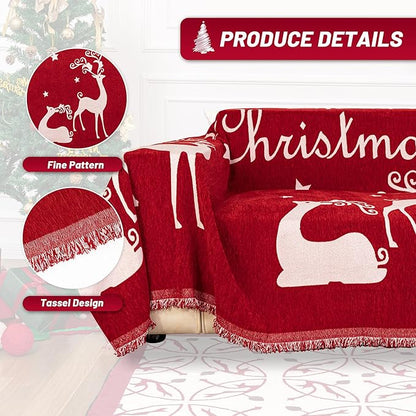MYSKY HOME Christmas Couch Cover - Image 3