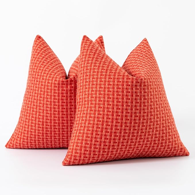 Kevin Textile Outdoor Waterproof Throw Pillow Covers Pack of 2 Farmhouse - Image 7