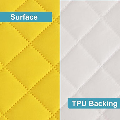 NTBAY 2 Pack Waterproof Mini Crib Mattress Protector, Quilted 24"x38" Fitted - Image 3