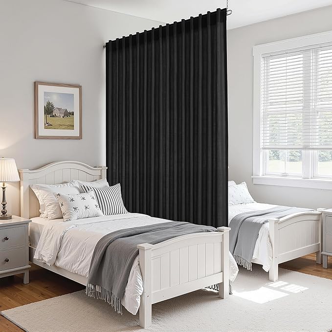Extra Wide 100 Inch Linen Curtains - Image 8