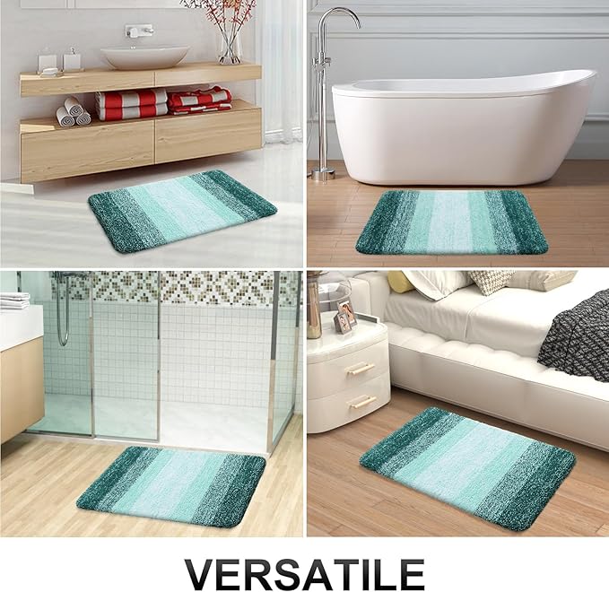 OLANLY Bathroom Runner Rugs 70x24, Extra Soft Absorbent Microfiber Bath Rugs - Image 6