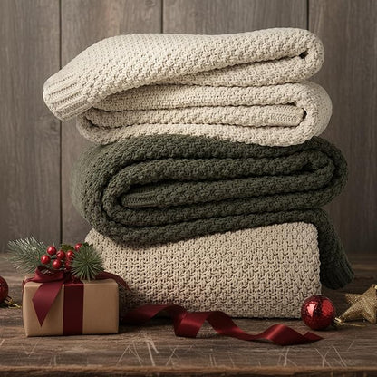 EVERGRACEHOME Chunky Chenille Knit Throw Blanket - Image 7