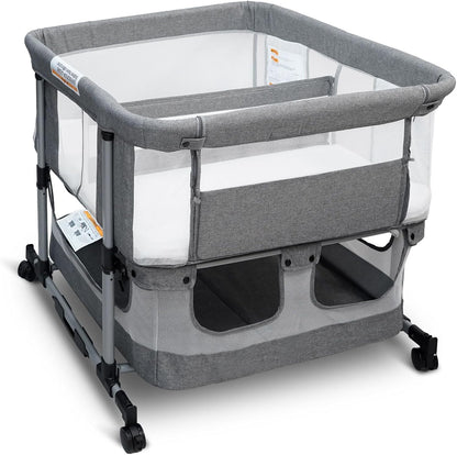 twin bassinet for 2 babies, rocking double bassinet, main product view