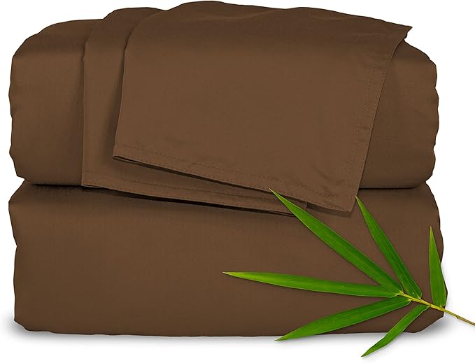 Pure Bamboo King Sheets, Genuine 100% Organic Viscose Derived from Bamboo Bed by PureBamboo