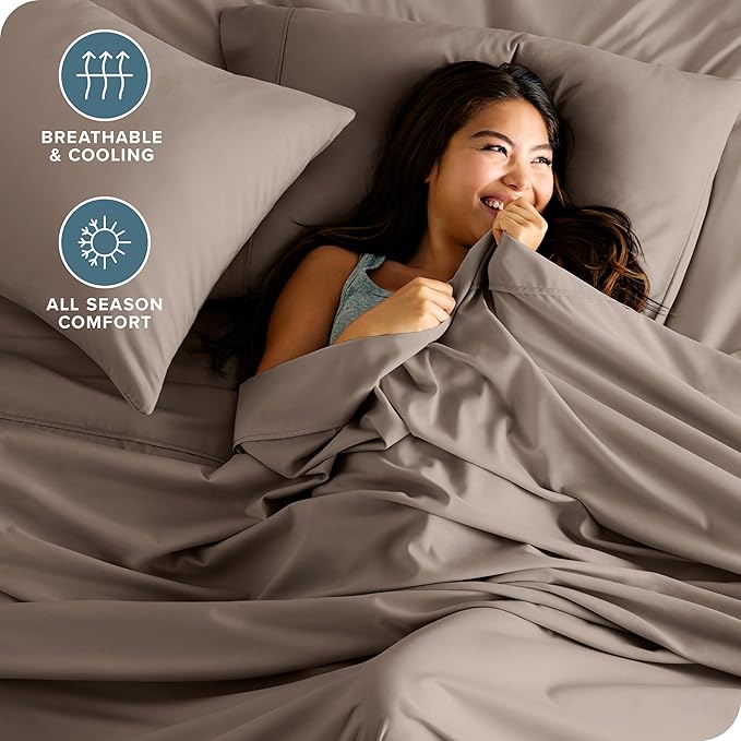 Bare Home Short Queen Sheet Set - Image 3