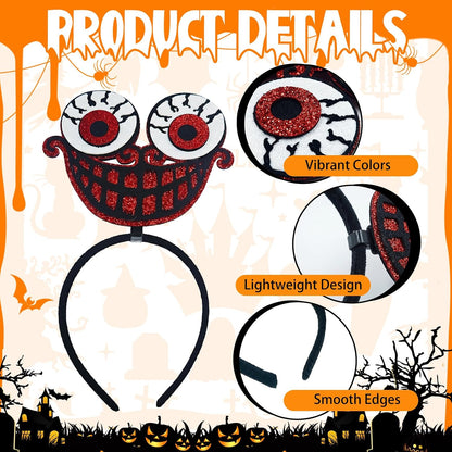 Halloween Headbands and Glasses Bulk, Party Favor Accessories for Adults Costume Party Decorations