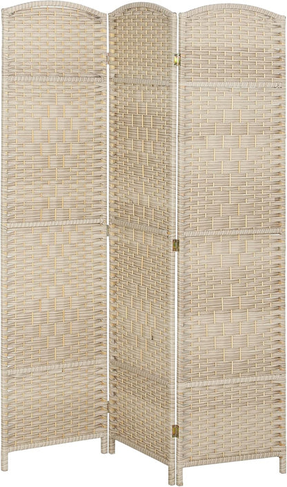 homcom 3 panel room divider 6 ft privacy, main product view