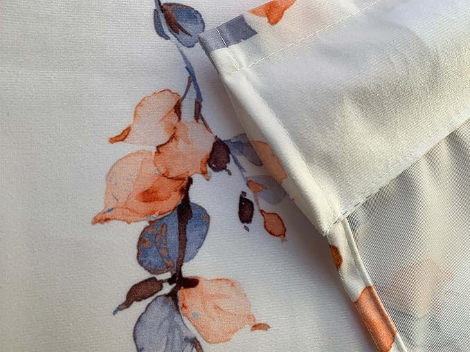 Watercolor Fall Leaves Window Valance - Image 4