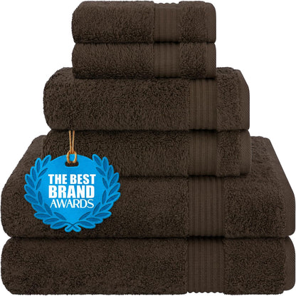 cotton paradise 100% cotton turkish towel set, soft shown in use
