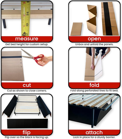 hidden under bed pet blocker – dog and, package contents