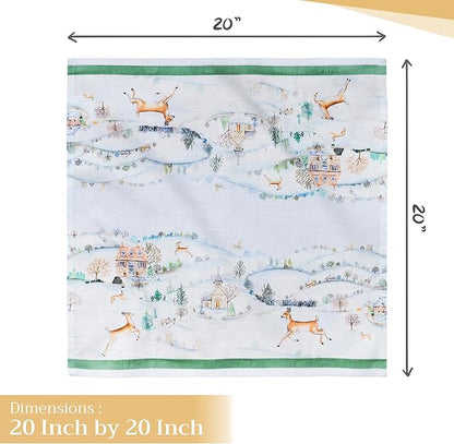 Maison d' Hermine Cloth Napkins Set of 4 100% Cotton - Image 4