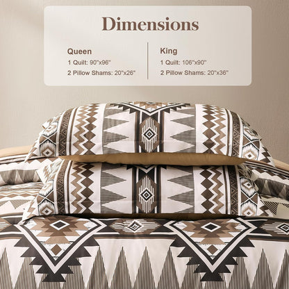 tyrot brown king size comforter set – 3 on a desk or shelf