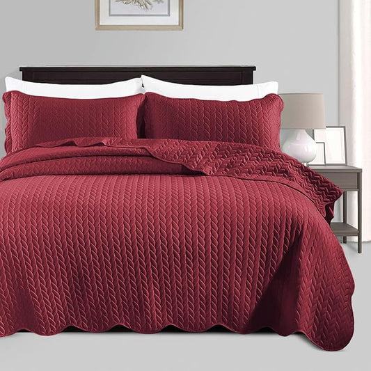 IR Imperial Rooms California King Quilt Bedding Set Size + 2 Pillow Shams by IRImperialRooms