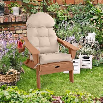 FUNBERRY Patio Chair Cushions Set of 4, Thicken Comfy Cushions - Image 9