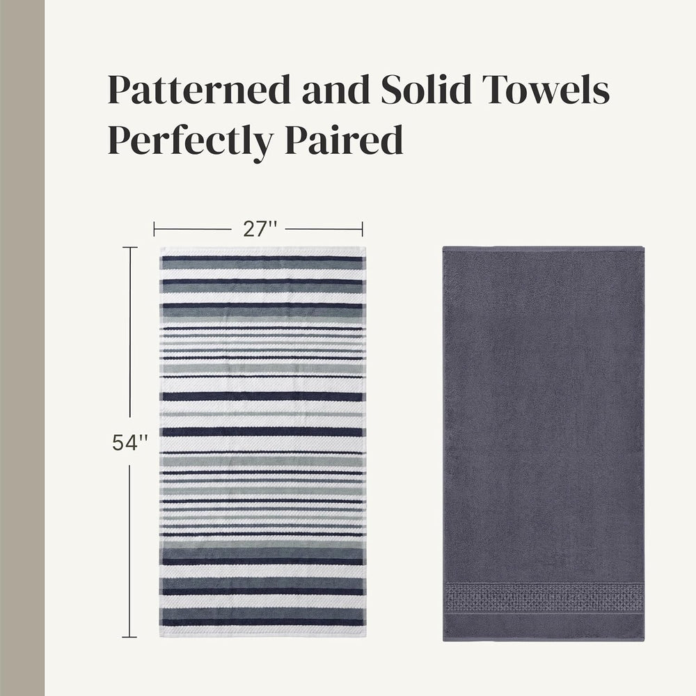 Modern Threads 6 Piece Bath Towel Set – Bathroom Towel Set with 2 Bath Towels...