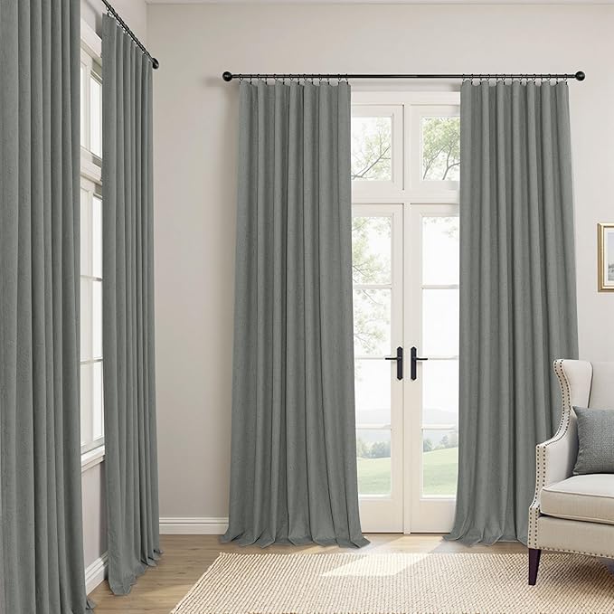 Linen Textured Black Out Blinds - Image 3