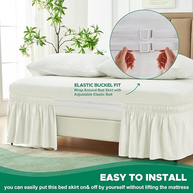 Biscaynebay Wrap Around Bed Skirts - Image 5