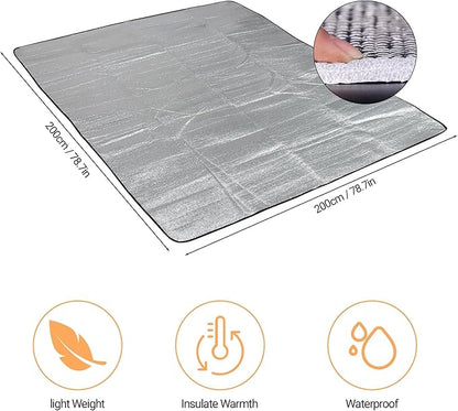 Himalaya Foam Foil Blanket Lightweight Camping Mat Outdoor Roll-up Portable - Image 2