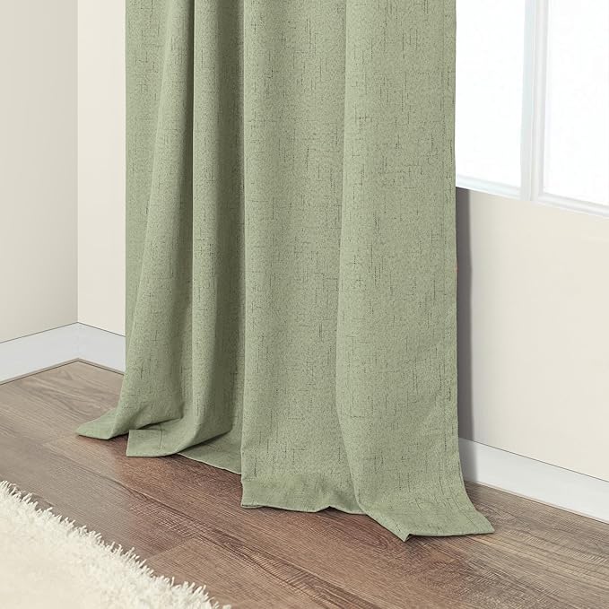 Sage Green Boho Blackout Curtains - Image 8