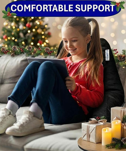 ComfortSpa Reading Pillow for Kids Teens Adult, Back Rest Pillow - Image 2