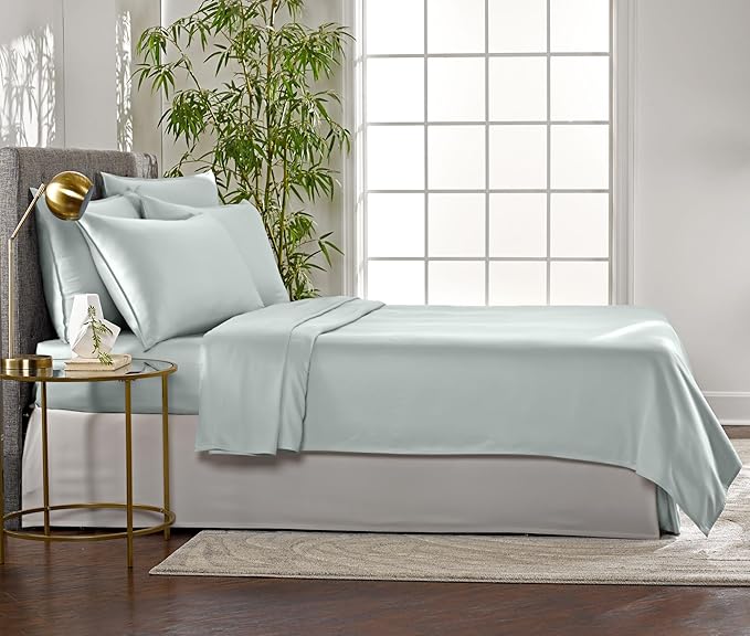 Pure Bamboo Full Sheets, Genuine 100% Organic Viscose Derived from Bamboo Bed - Image 4
