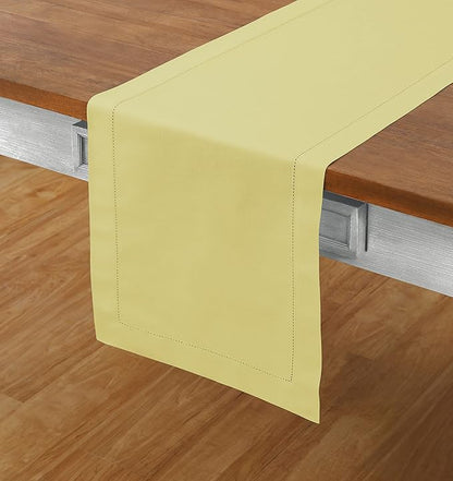 Solino Home Yellow Table Runner 90 Inches Long - Image 2