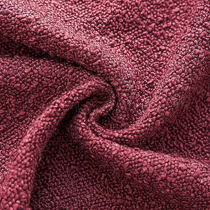 Foindtower Decorative Textured Boucle Throw Pillow Covers Accent Solid Pillow - Image 2