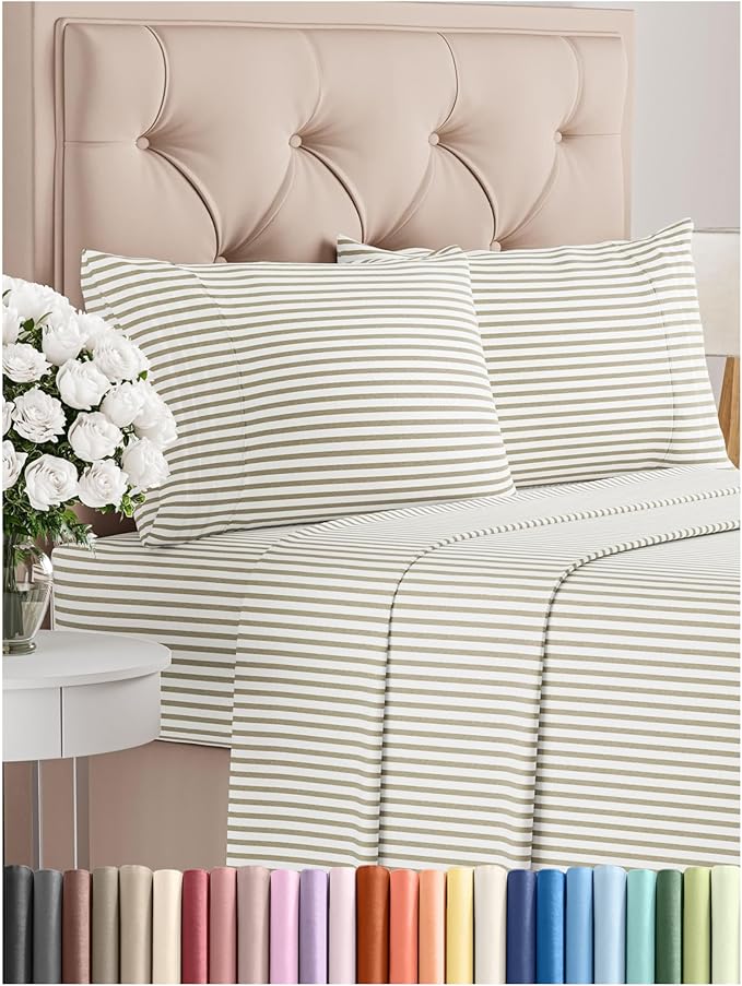 Queen Size 4 Piece Sheet Set by CGKUnlimited
