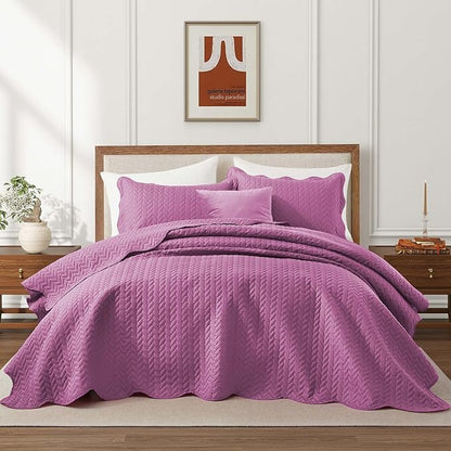 IR Imperial Rooms 8 Pack Quilt King Size Bedding - Image 6