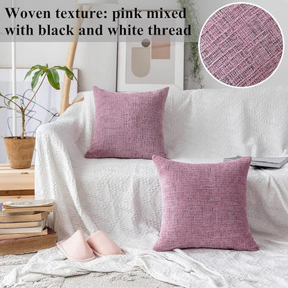 Home Brilliant Lumbar Pillow Cover 12x20 Chenille Plush Velvet Oblong - Image 3