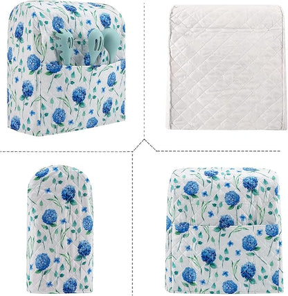 Stand Mixer Cover, Hydrangea Kitchen Mixer Cover Compatible - Image 4