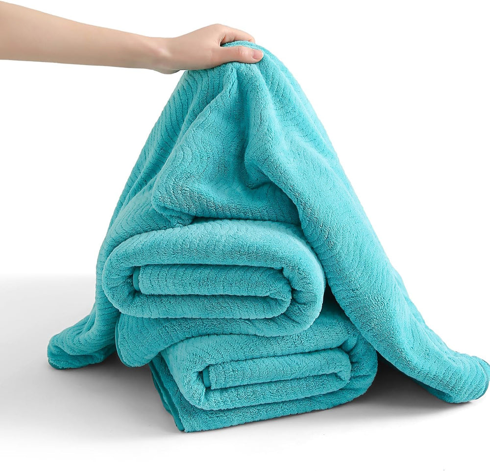 4 Piece Extra Large Bath Towel 35"x70" Oversized Bath Sheet Bath To...