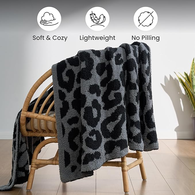 Joiedomi Throw Blanket for Couch Bed Sofa, Knitted Blankets Gifts for Women Mom - Image 8