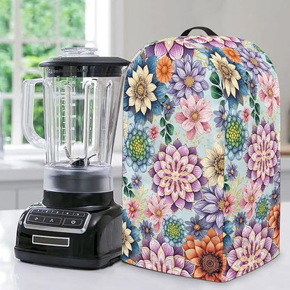 Boho Mandala Flower Blender Dust Cover by Unknown