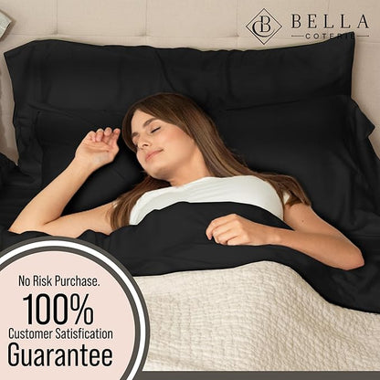 Bella Coterie Luxury Bamboo Viscose King Size Sheet Set | 100% Organically - Image 5