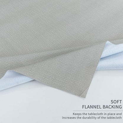 Rectangle Table Cloth, 100% Waterproof Tablecloth Oil Proof Spill Proof Vinyl - Image 6