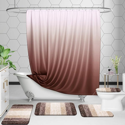 OLANLY Luxury Toilet Rugs U-Shaped 24x20, Extra Soft and Absorbent Microfiber - Image 2