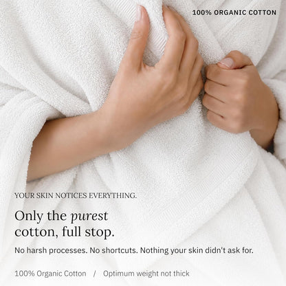 california design den organic cotton luxury bath towel, package contents