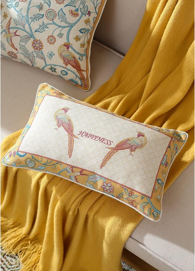 patdrea Linen Decorative Throw Pillow Covers Set Soft Durable Cushion Cases - Image 2