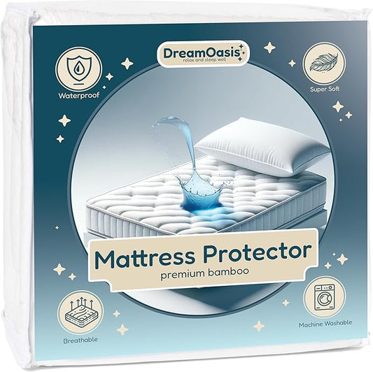DreamOasis Waterproof Mattress Protector King Size by Unknown