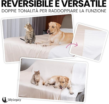 SILLY LEGACY Thin Reversible Waterproof Protective Bed Cover, - Image 3