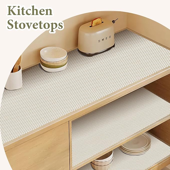 Shelf Drawer Liners for Kitchen Cabinets Non Adhesive Drawer Liner Thickened - Image 5