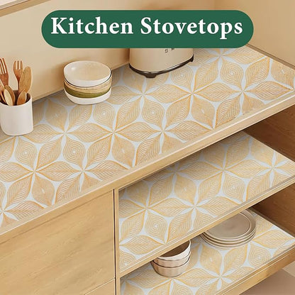 3D Drawer and Shelf Liner for Kitchen Cabinet: 17 in X 30 Ft Waterproof Shelf - Image 3