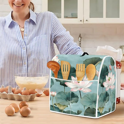 Mixer Dust Cover for 6-8 Qt Stand Mixer, Cloth Cover - Image 4